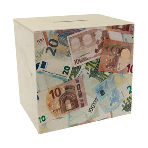 Euro Spardose für Geldscheine und Münzen