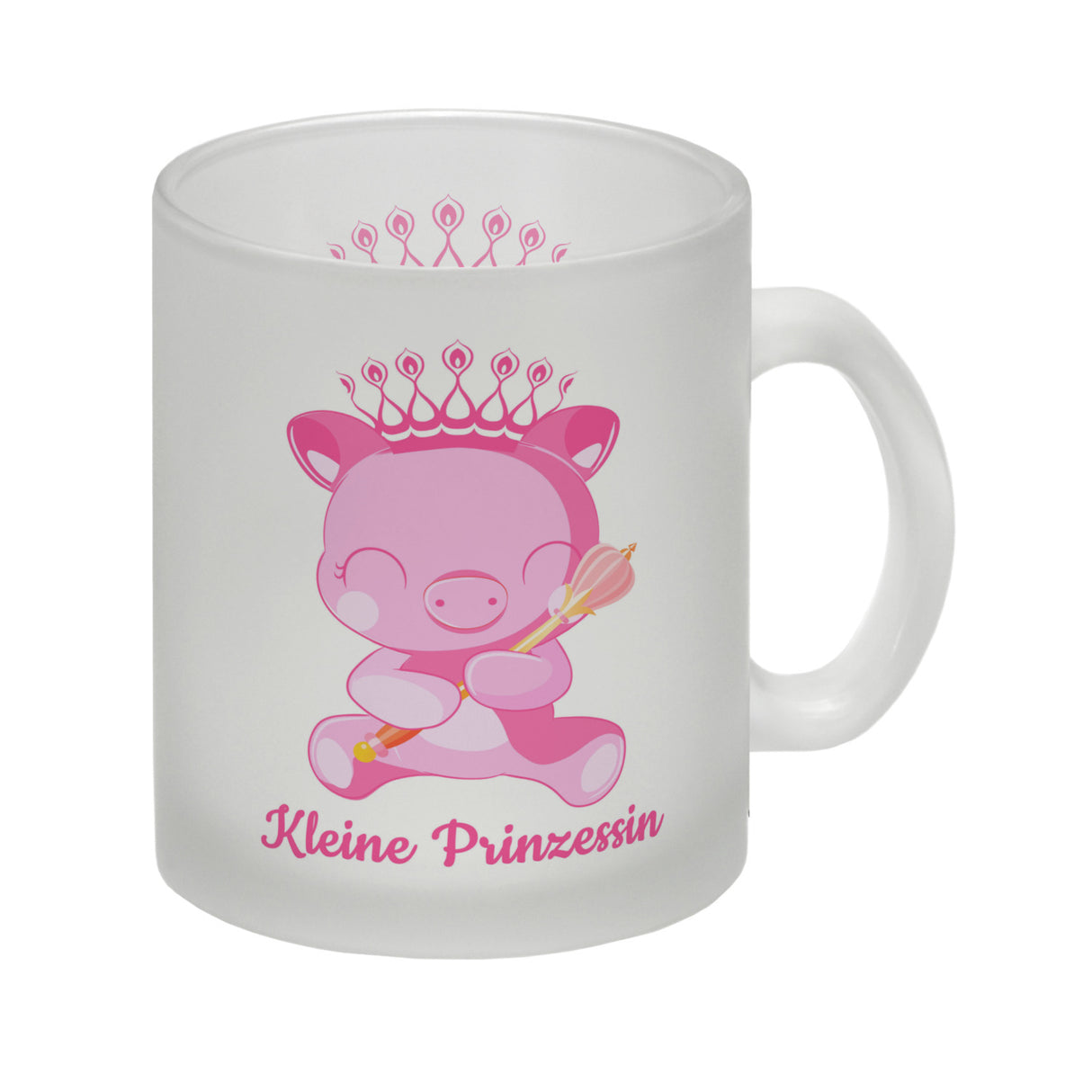 Kleine Prinzessin Kaffeebecher mit niedlichem Schweinchen