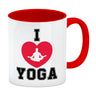 I love Yoga Kaffeebecher für Yogalehrer