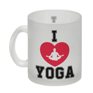 I love Yoga Kaffeebecher für Yogalehrer