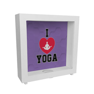 I love Yoga Spardose für Yogalehrer