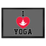 I love Yoga Fußmatte in 35x50 cm für Yogalehrer