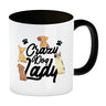 Hunde Kaffeebecher Crazy Dog Lady für Hundeliebhaber