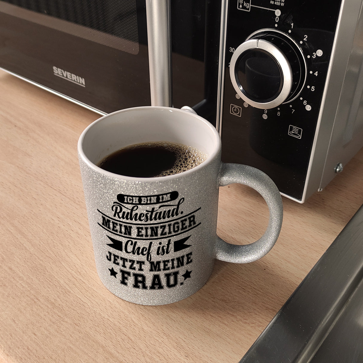 Rente Kaffeebecher eine lustige Tasse für den Kaffee am Morgen