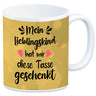 Lieblingskind Kaffeebecher zum Mutter und Vatertag