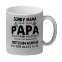 Sorry Mama Kaffeebecher mit Spruch zum Muttertag