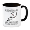 Spermium Muttertag Kaffeebecher mit Spruch Alles gute Mama