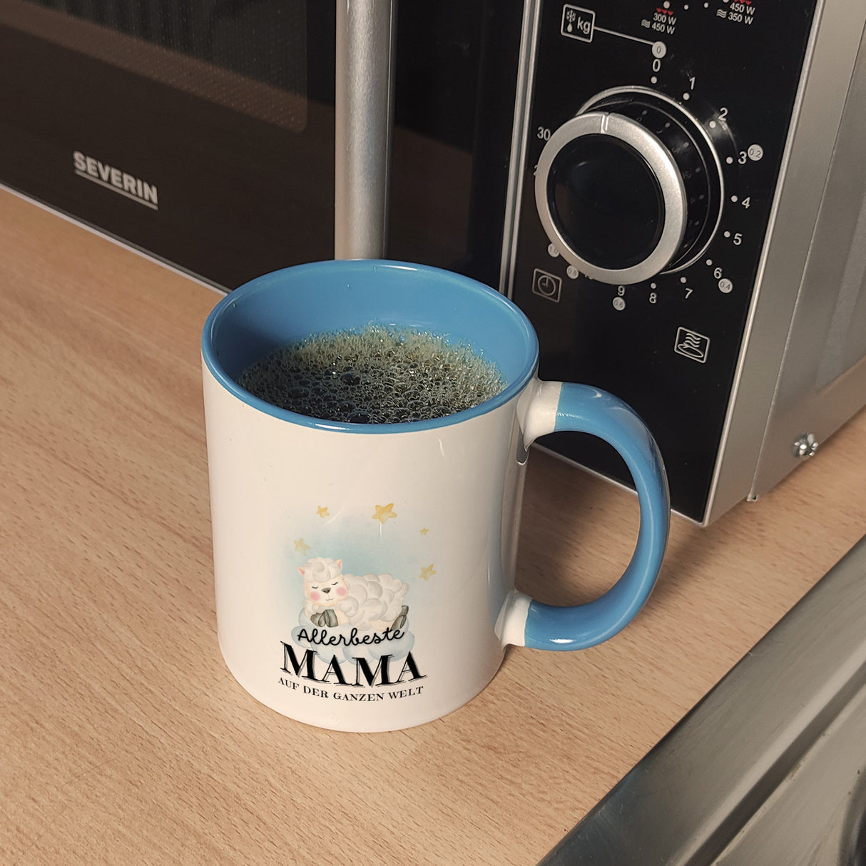 Allerbeste Mama der Welt Kaffeebecher mit Lamm