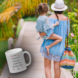 Muttertag Kaffeebecher mit lustigem Spruch