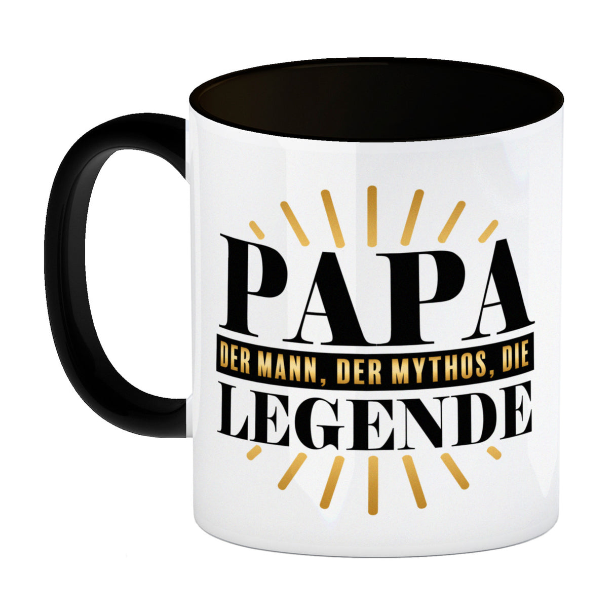 Papa der Mann der Mythos die Legende Kaffeebecher