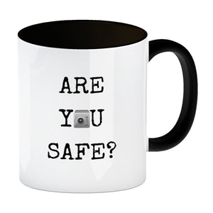 Denglisch Kaffeebecher - Are you safe?