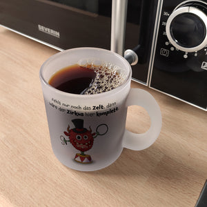 Freches Monster Kaffeebecher mit lustigem Spruch