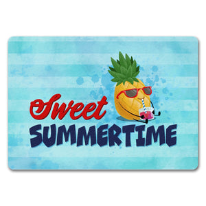 Sweet summertime Fußmatte mit süßer Ananas