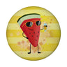 Wassermelone mit Sonnenbrille Sommer Magnet