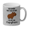 Ich spüre das Tier in mir – es ist ein Capybara Kaffeebecher