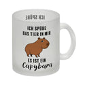 Ich spüre das Tier in mir – es ist ein Capybara Kaffeebecher