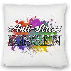 Anti-Stress Kissen - Dekoratives Kissen mit Farbflecken Motiv