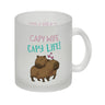 Capy wife capy life Kaffeebecher mit zwei verliebten Capybaras