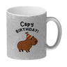 Capy Birthday Kaffeebecher mit niedlichem Capybara