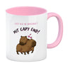 Eine Massage mit Capy End Capybara Kaffeebecher mit Spruch