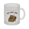 Eine Massage mit Capy End Capybara Kaffeebecher mit Spruch