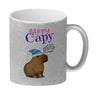 Nappy Capy Kaffeebecher mit müdem Capybara