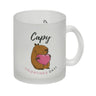 Capy Valentines Day Kaffeebecher mit niedlichem Capybara Motiv