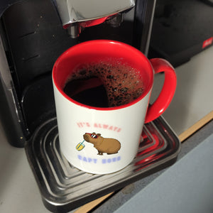 It´s always capy hour Kaffeebecher mit coolem Capybara Motiv