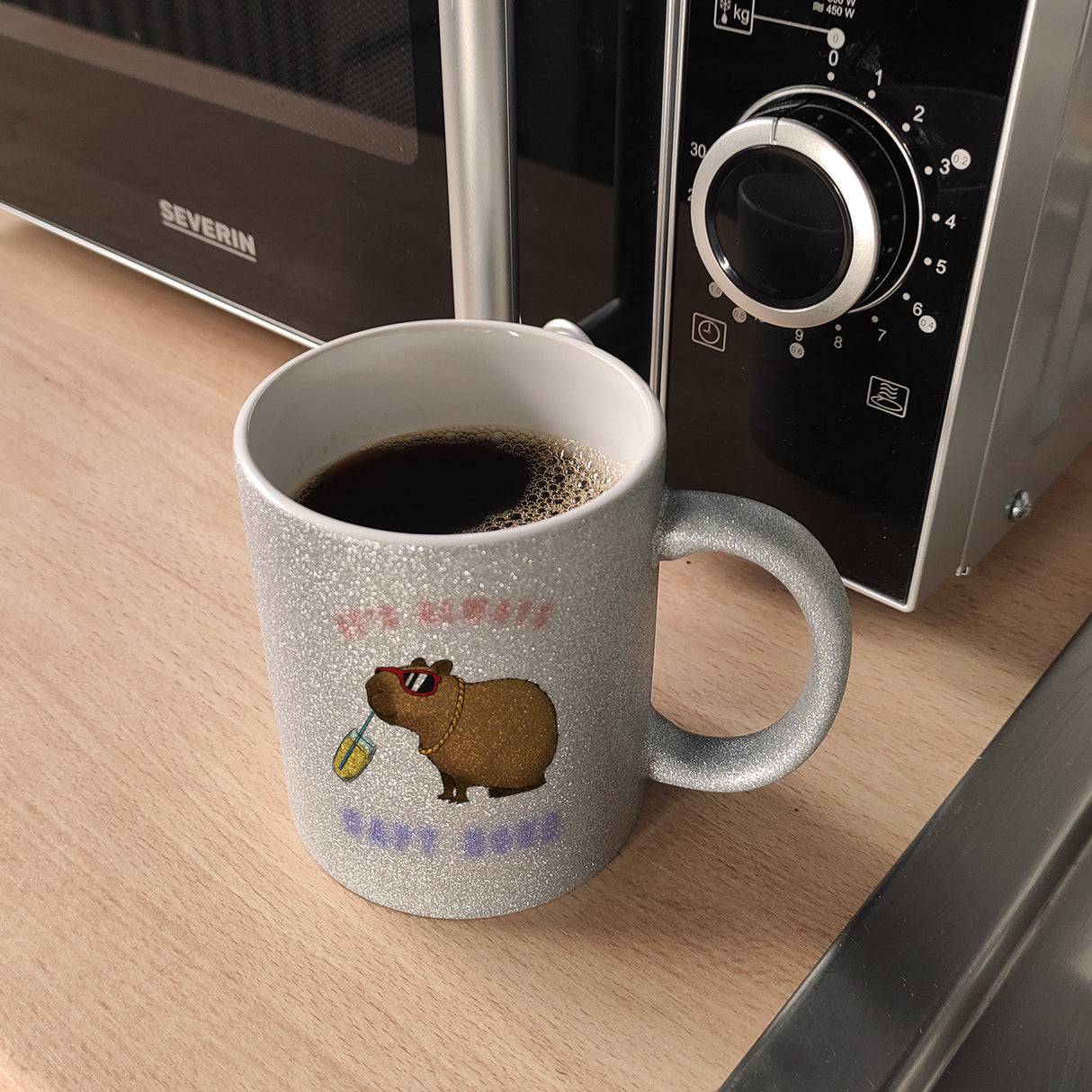 It´s always capy hour Kaffeebecher mit coolem Capybara Motiv