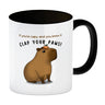 If you´re capy and you know it clap your paws Capybara Kaffeebecher