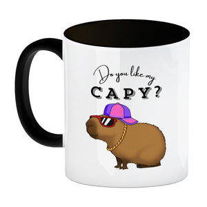 Do you like my Capy? Capybara Kaffeebecher
