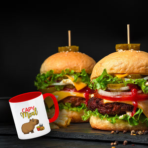 Capy Meal Fast Food Kaffeebecher mit niedlichem Capybara