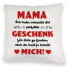 Kissen mit Spruch Mama ich habe versucht das beste Geschenk zu finden