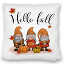 Herbst Kissen - Hello fall mit niedlichen Gnomen