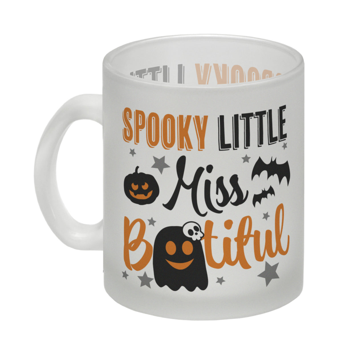 Geister Kaffeebecher mit Spruch- Spooky little Miss Bootiful