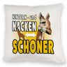 Giraffen Kissen mit Spruch Hintern- und Nackenschoner