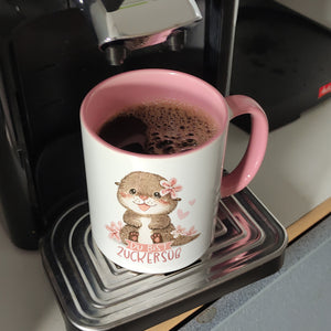 Otter Baby Kaffeebecher mit Spruch Du bist zuckersüß