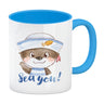 Ottfried der Otter Kaffeebecher mit Spruch - Sea you