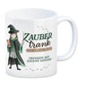 Zaubertrank Kaffeebecher mit Zauberschülerin