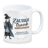 Zaubertrank Kaffeebecher mit Zauberschülerin