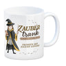 Zaubertrank Kaffeebecher mit Zauberschülerin