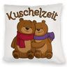 Kuschelzeit Kissen mit niedlichem Bärenpärchen