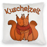 Kuschelzeit Kissen mit niedlichem Eichhörnchenpärchen