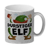 Durstiger Elf Weihnachten Kaffeebecher