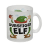 Durstiger Elf Weihnachten Kaffeebecher