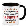 Glühwein Kaffeebecher mit Spruch Zeit für Glühwein