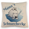 Mamas Schnarchecke Eisbär Kissen