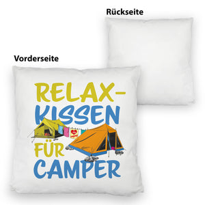 I love Camping Relax Kissen für Camper mit Zelten