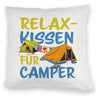 I love Camping Relax Kissen für Camper mit Zelten