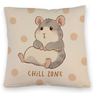 Hamster Kissen mit Spruch Chill Zone